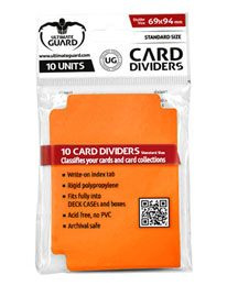 Card Dividers - Standard Size - Orange