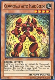 Chronomaly Aztec Mask Golem - 1st Edition - NUMH-EN001