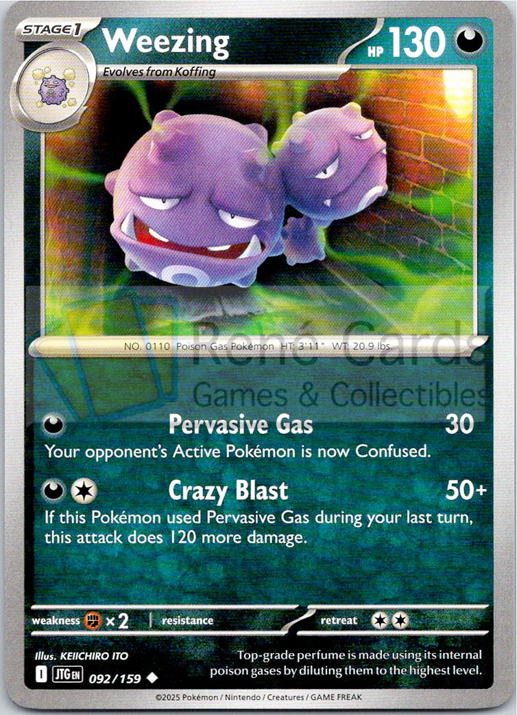 Weezing - JTG  - 092/159