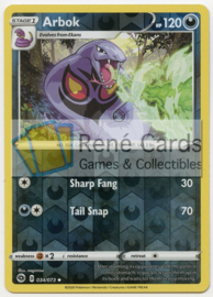 Arbok - Champion's Path - 034/073 - Reverse