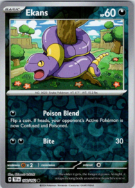 Ekans - TEF - 100/162 - Reverse