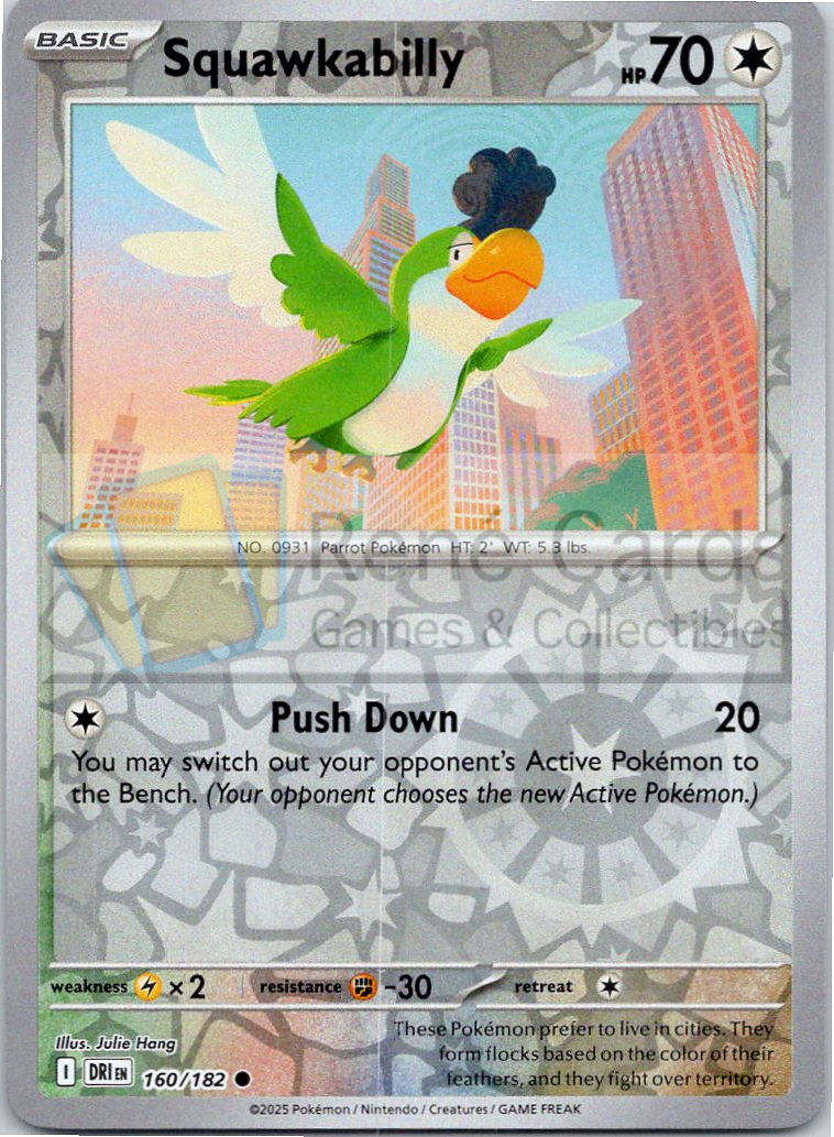 Squawkabilly - DRI  - 160/182 - Reverse
