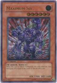 Maximum Six - 1st. Edition - LODT-EN097 - Ultimate