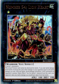Number 54: Lion Heart - 1st Edition - BLC1-EN037 - Gold