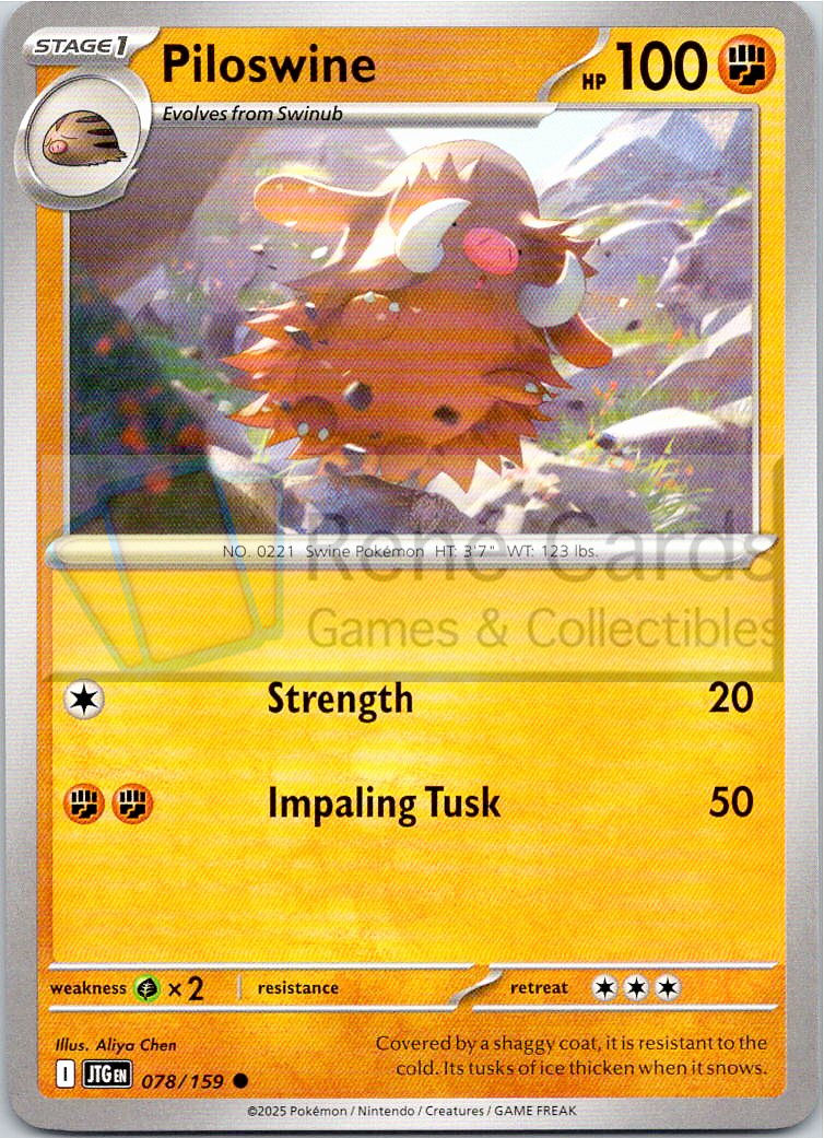 Piloswine - JTG  - 078/159