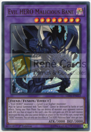 Evil HERO Malicious Bane - 1st. Edition - LED5-EN012