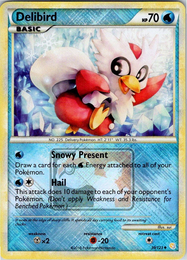 Delibird - HGSS - 39/123 Pokemon League