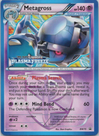 Metagross - BW75 - Promo - Plasma Freeze Prerelease participation promo