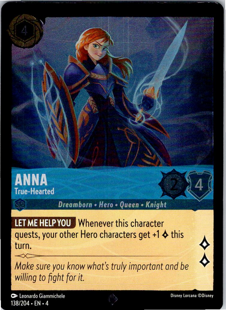 Anna - True-Hearted - 4URS-138/204 - Foil