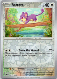 Rattata - MEW - 019/165 - Reverse