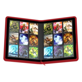 9-Pocket ZipFolio XenoSkin - Red
