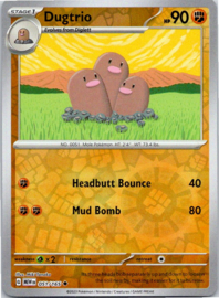 Dugtrio - MEW - 051/165 - Reverse
