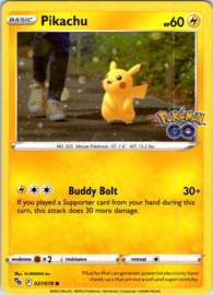 Pikachu - PGO - 027/078 - Cosmos Foil