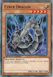 Cyber Dragon (alternate art) - 1st Edition - SGX3-ENI28