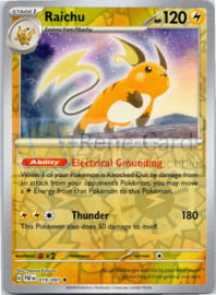 Raichu - PAF - 019/091 - Reverse