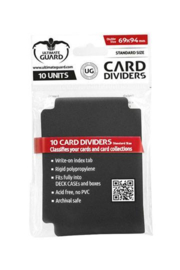 Card Dividers - Standard Size - Black