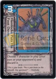 Hemlocke Puts His Foot Down - 106/162 - 1st. Edition