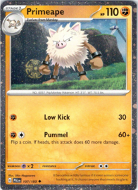 Primeape - PAL - 107/193 - Cosmos Foil