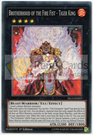 Brotherhood of the Fire Fist - Tiger King - 1st. Edition - FIGA-EN027