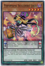 Performapal Skullcrobat Joker -  1st. Edition - LEDD-ENC08