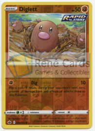 Diglett - ChillRein - 076/198 - Reverse