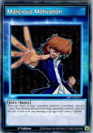 Malicious Motivation - 1st Edition - SBC1-ENS17