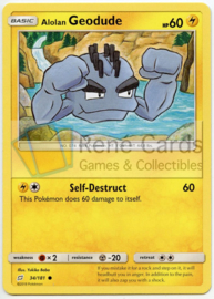 Alolan Geodude - S&M TeaUp - 34/181