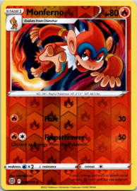 Monferno - BrilStr - 025/172 - Reverse