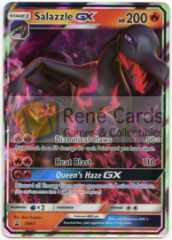 Salazzle GX - SM63 - Promo - Team Skull Pin Collection