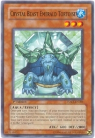 Crystal Beast Emerald Tortoise - 1st. Edition - FOTB-EN003