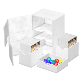 Twin Flip´n´Tray Deck Case 160+ Standard Size XenoSkin White MonoColor
