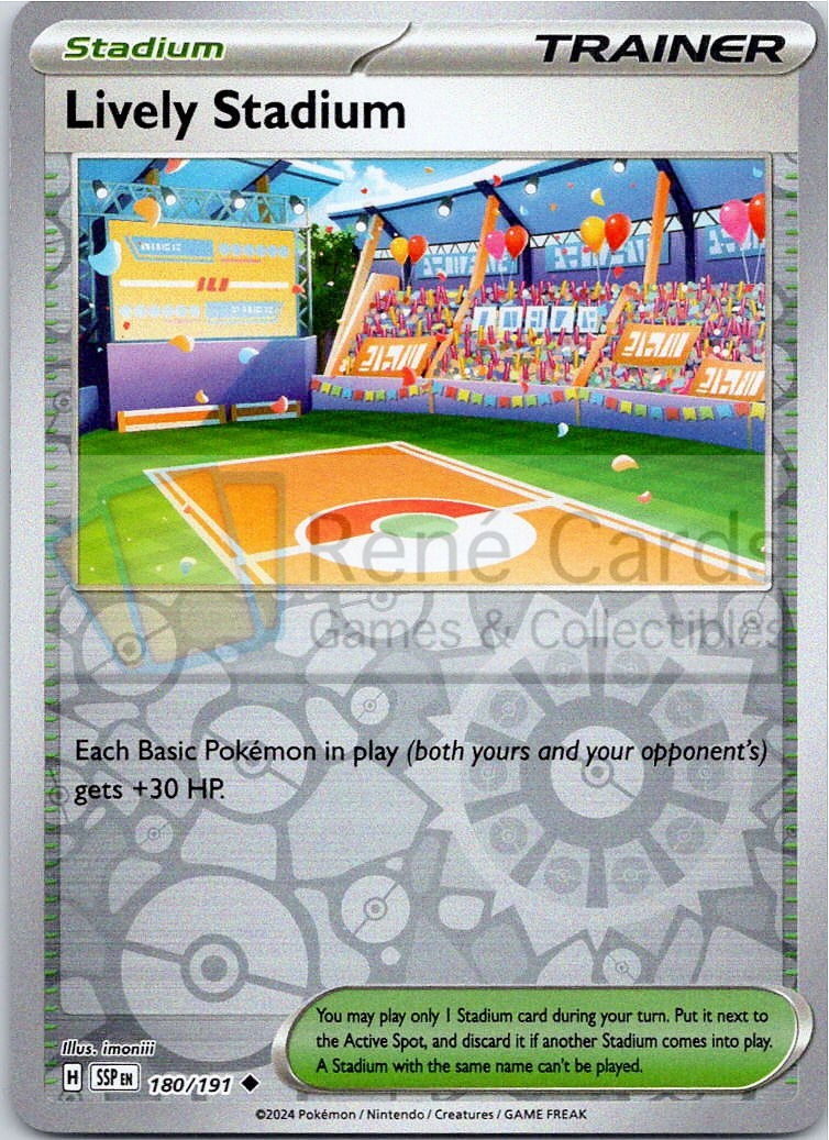 Lively Stadium - SSP - 180/191 - Reverse