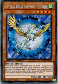 Crystal Beast Sapphire Pegasus - 1st Edition - SGX1-ENF08 - SR