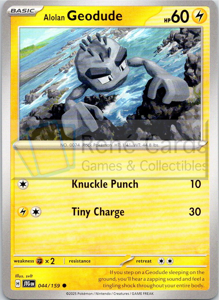 Alolan Geodude - JTG  - 044/159