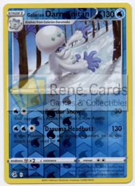 Galarian Darmanitan - FusStri - 072/264 - Reverse