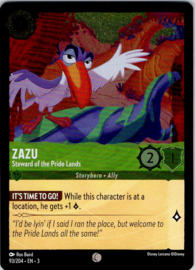 Zazu - Steward of the Pride Lands - 3INK-93/204 - Foil