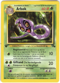 Arbok - 1st. Edition - Dutch - Foss - 31/62
