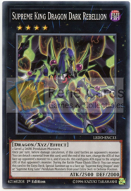 Supreme King Dragon Dark Rebellion -  1st. Edition - LEDD-ENC33