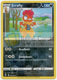 Scrafty - EvolSkies - 099/203 - Reverse