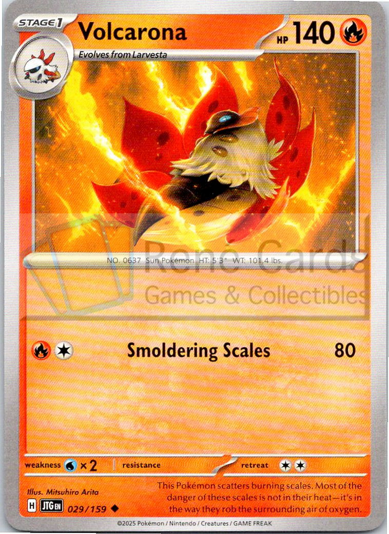 Volcarona - JTG  - 029/159