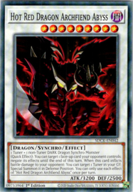 Hot Red Dragon Archfiend Abyss - 1st. edition - SDCK-EN042