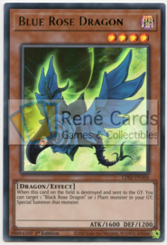 Blue Rose Dragon - 1st. Edition - LDS2-EN104 - Green