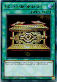 Gold Sarcophagus - 1st. Edition - MAMA-EN110 (Pharaoh's Rare)