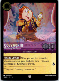 Cogsworth - Illuminary Watchman - 5SSK - 37/204 Foil