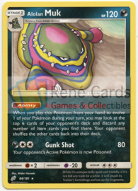 Alolan Muk - S&M TeaUp - 84/181 - Reverse