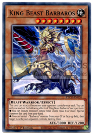 King Beast Barbaros - 1st. Edition - ETCO-EN030