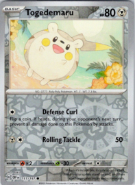 Togedemaru - OBF - 151/197 - Reverse