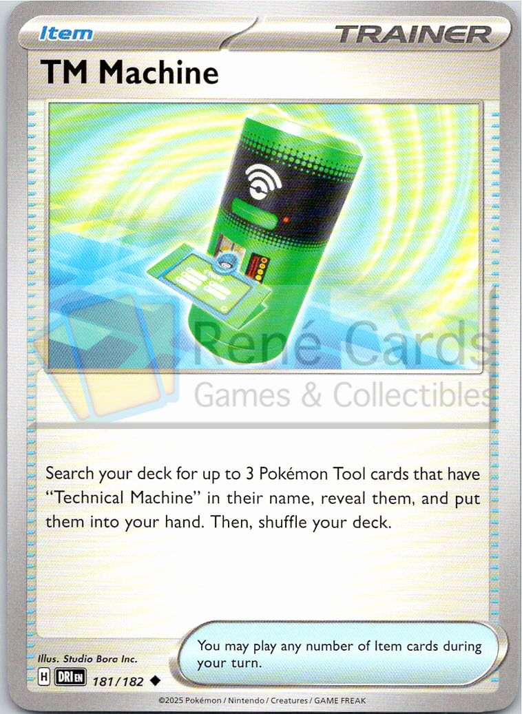 TM Machine - DRI  - 181/182