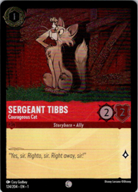 Sergeant Tibbs - Courageous Cat - 1TFC-124/204 - Foil