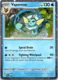 Vaporeon - SVP 168 - Prismatic Evolutions Poster Collection
